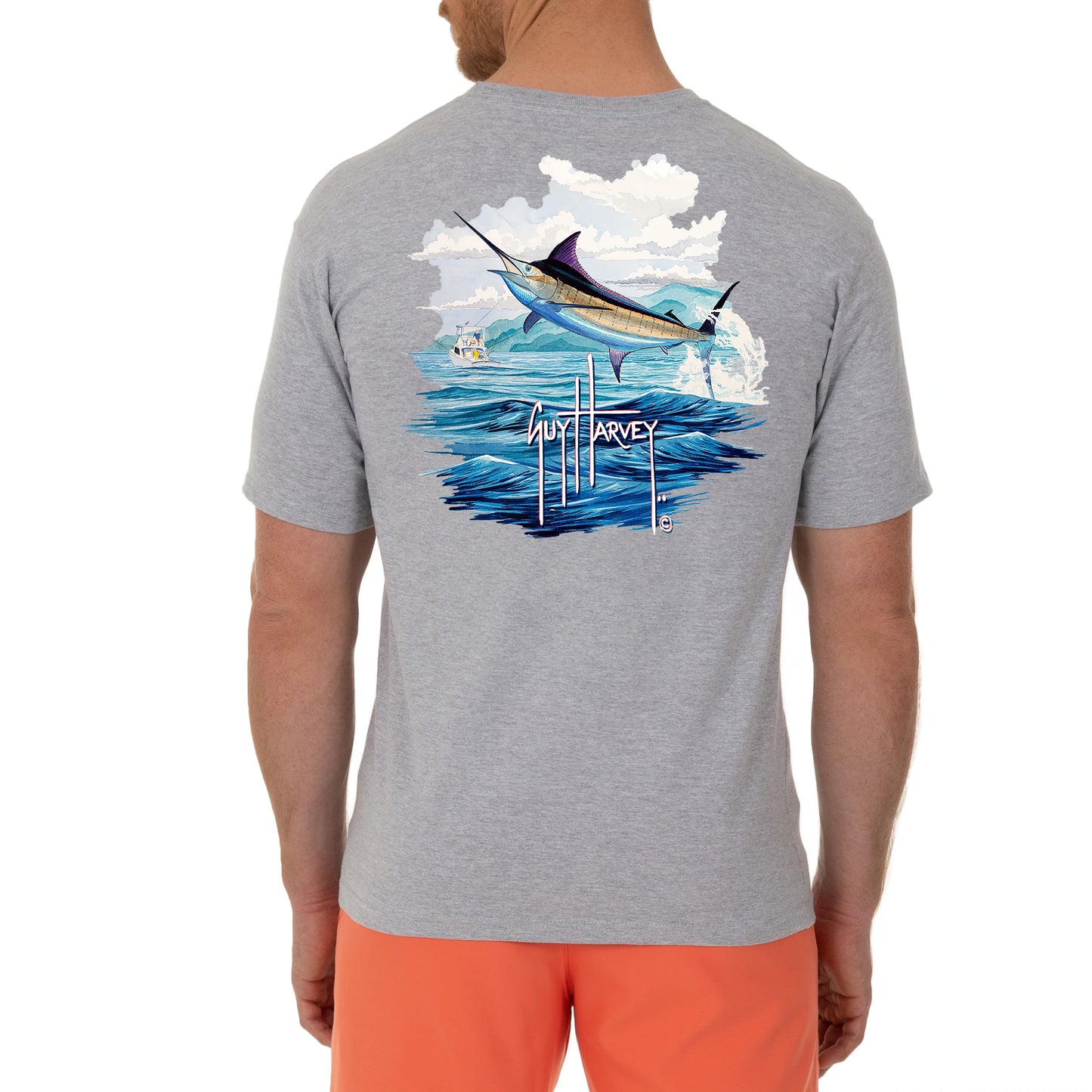 Men's Blue And Bertram Short Sleeve Pocket T-Shirt