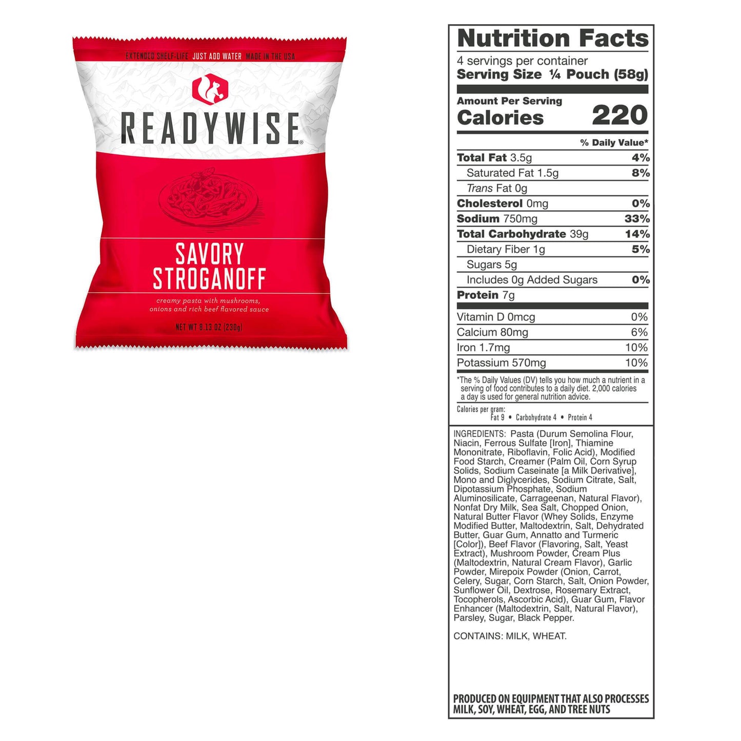 Emergency Food Supply Ready Grab Bag
