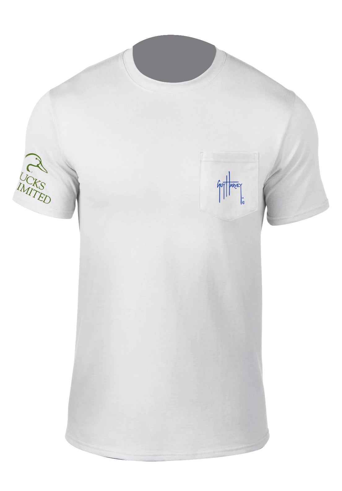 GH x DU Mallard Redfish Trout Short Sleeve Pocket T-Shirt