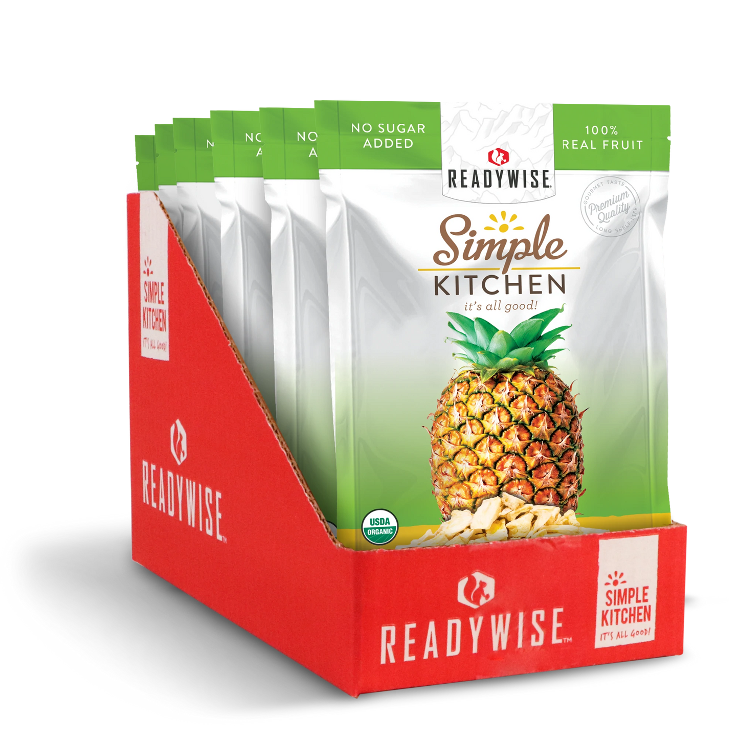 Simple Kitchen Organic Freeze-Dried Pineapples - 6 Pack