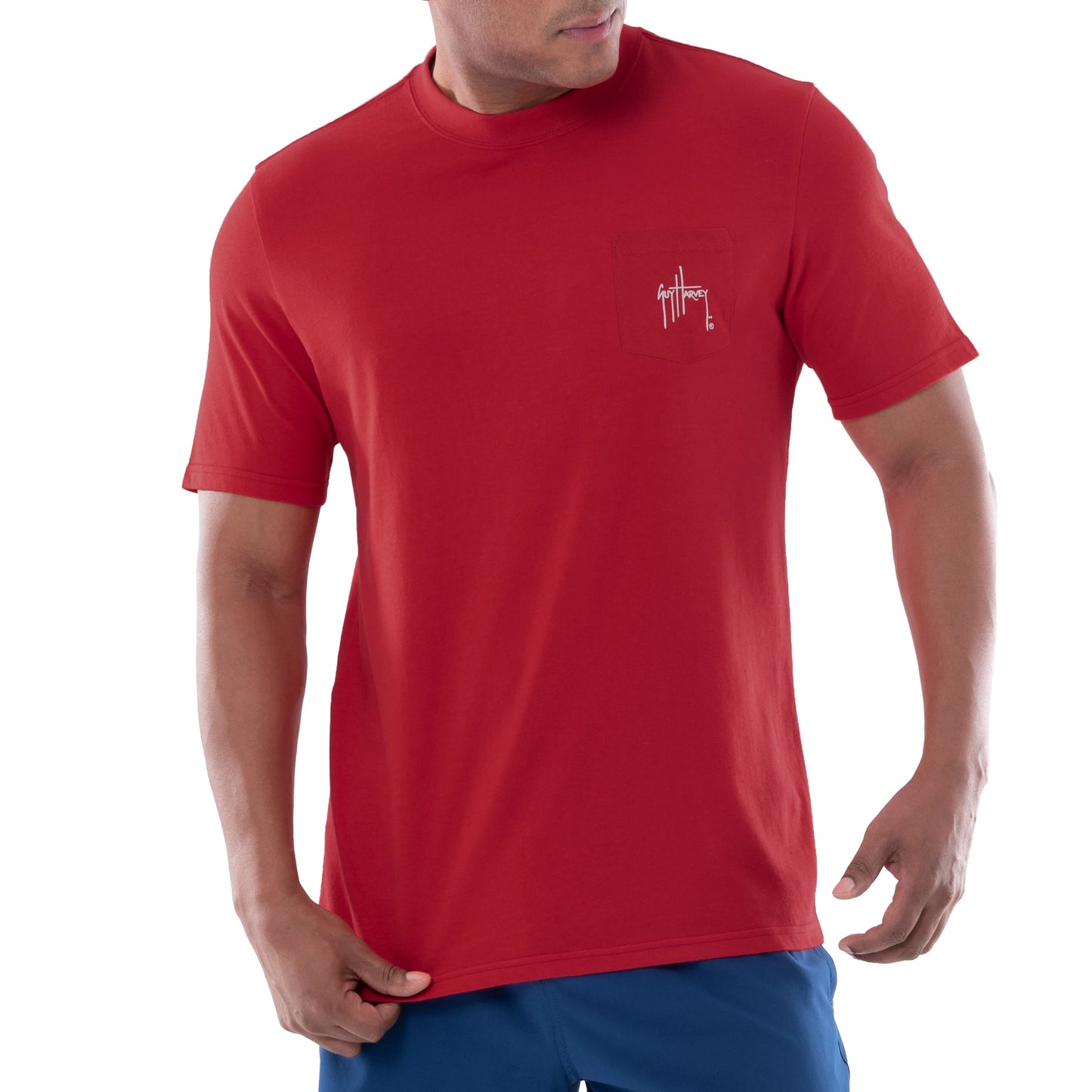 Men's Americana Fish Short Sleeve Pocket T-Shirt