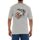 Men Freshwater Stars and Stripes Bass Short Sleeve Pocket T-Shirt