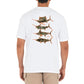 Men's Stacked Billfish Realtree White Short Sleeve Pocket T-Shirt