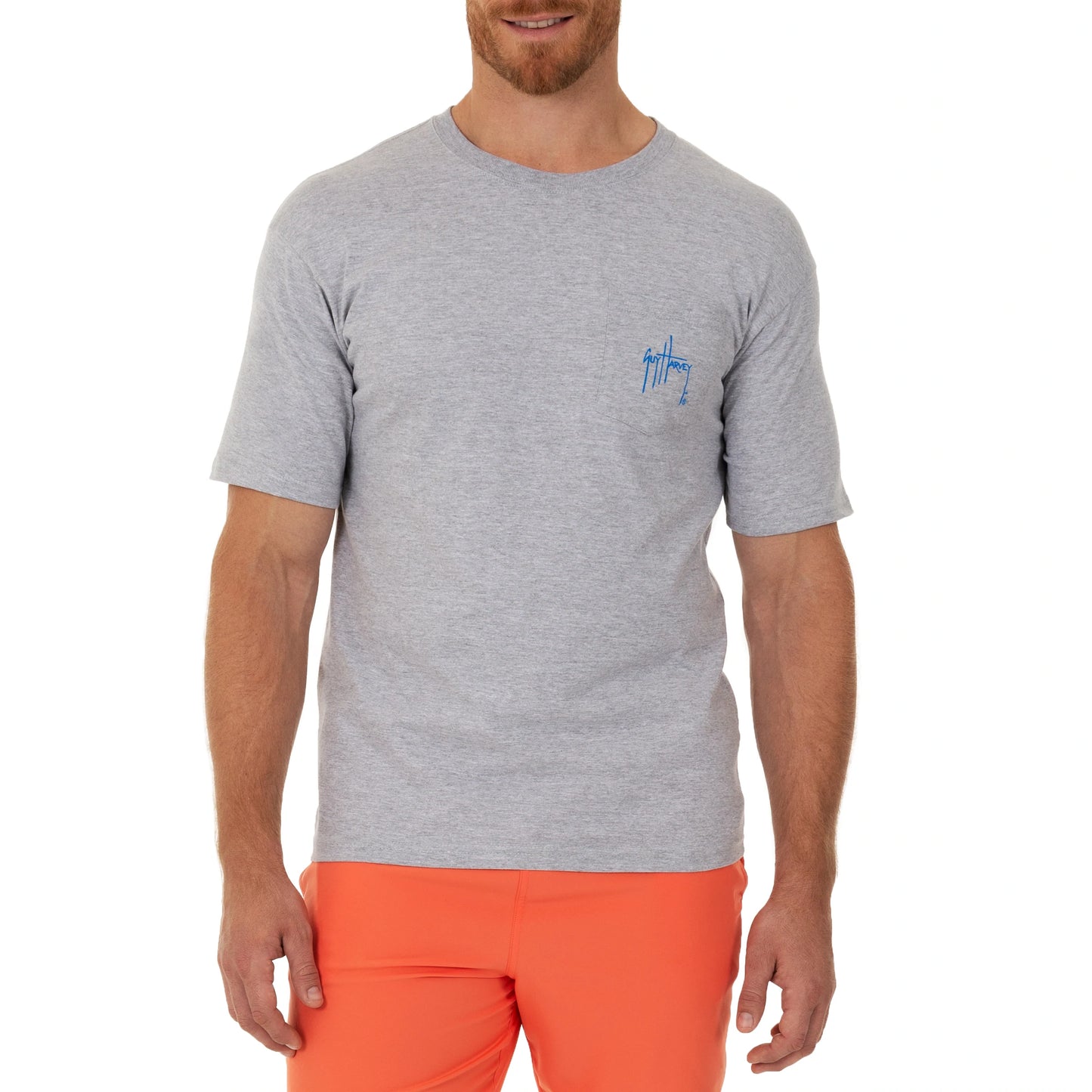 Men's Blue And Bertram Short Sleeve Pocket T-Shirt