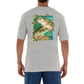 Men Freshwater Largemouth Lunge Bass Short Sleeve Pocket T-Shirt
