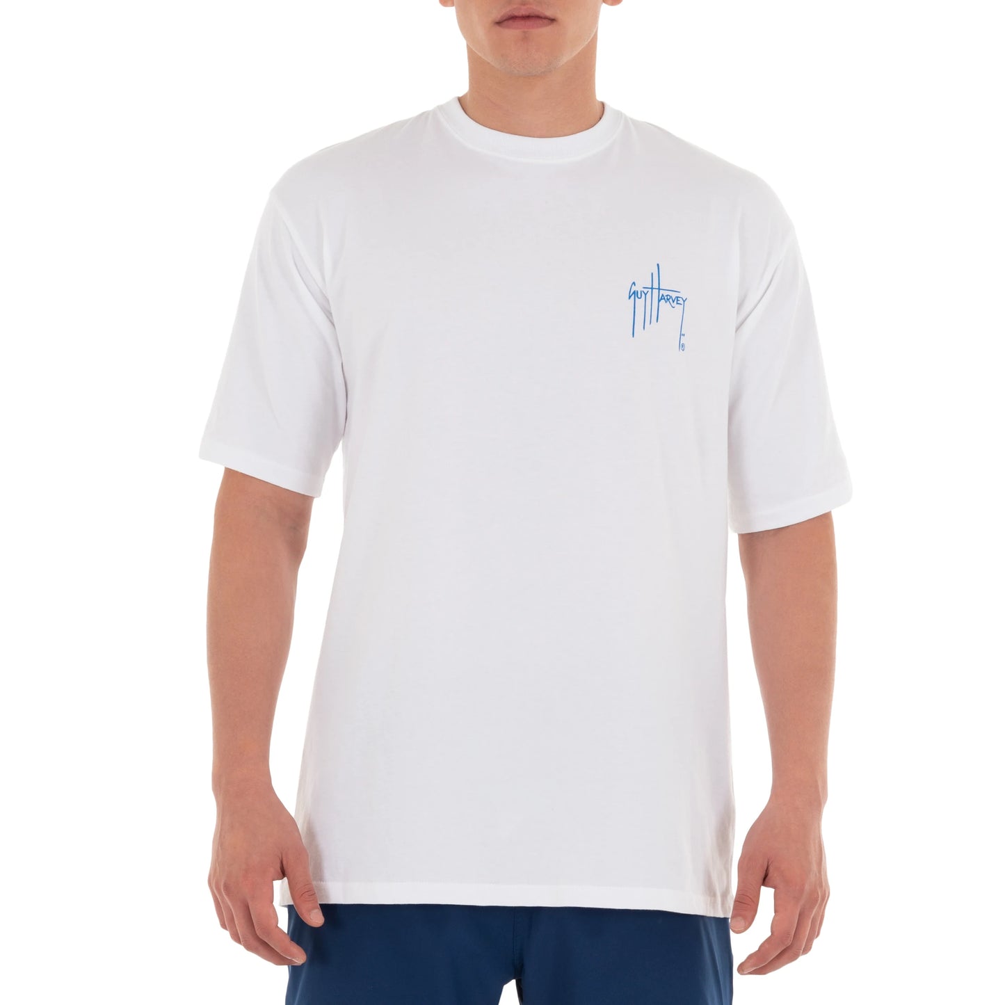 Men's Scribble Mahi Short Sleeve White T-Shirt