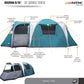 NTK Arizona GT 9 to 10 Person 17x8 FT Sport Camping Tent 100% Waterproof 2500 mm