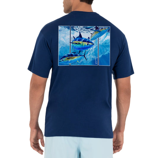 Men's Offshore Haul Tuna Short Sleeve Navy T-Shirt