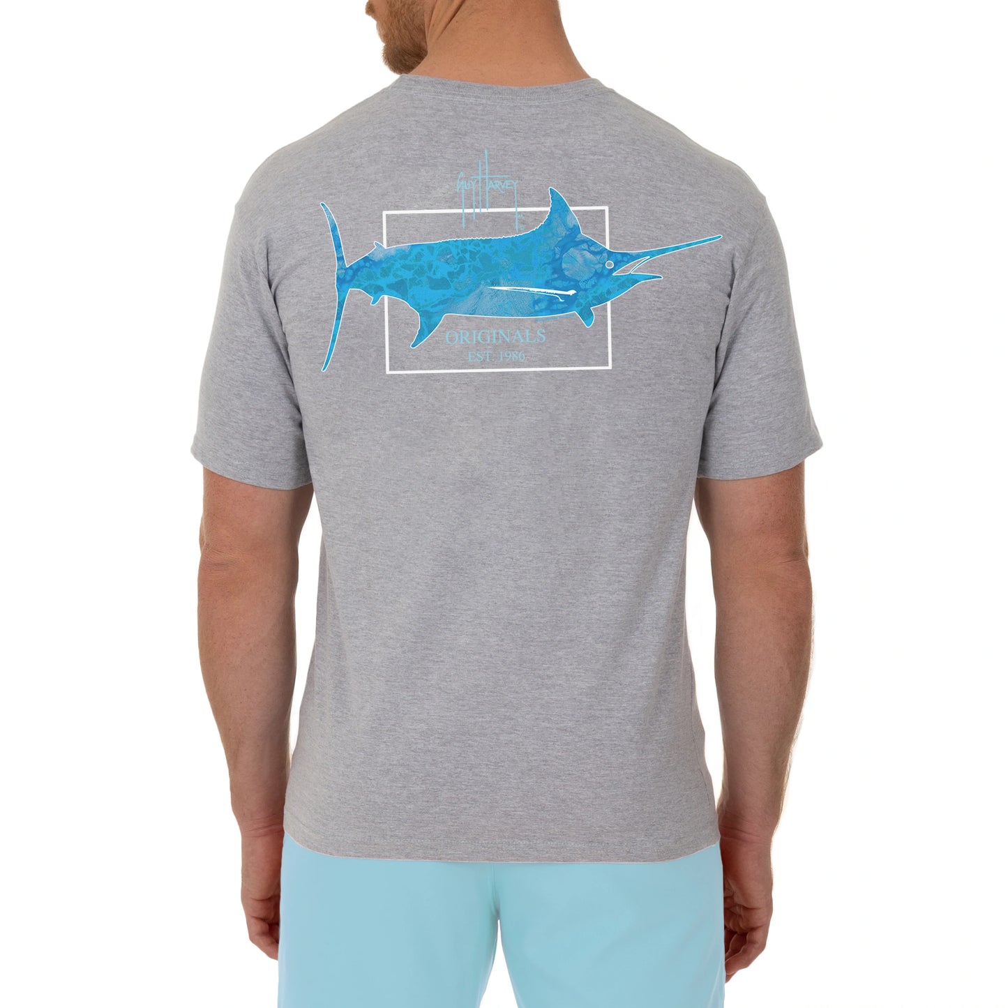 Men's Marlin Original Realtree Grey Short Sleeve Pocket T-Shirt