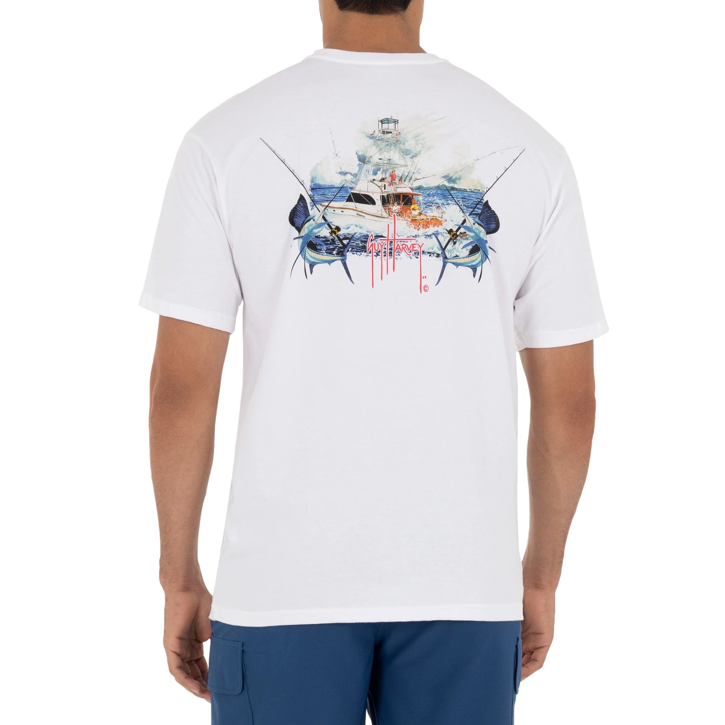 Men's Paradise Fishing Short Sleeve Pocket T-Shirt