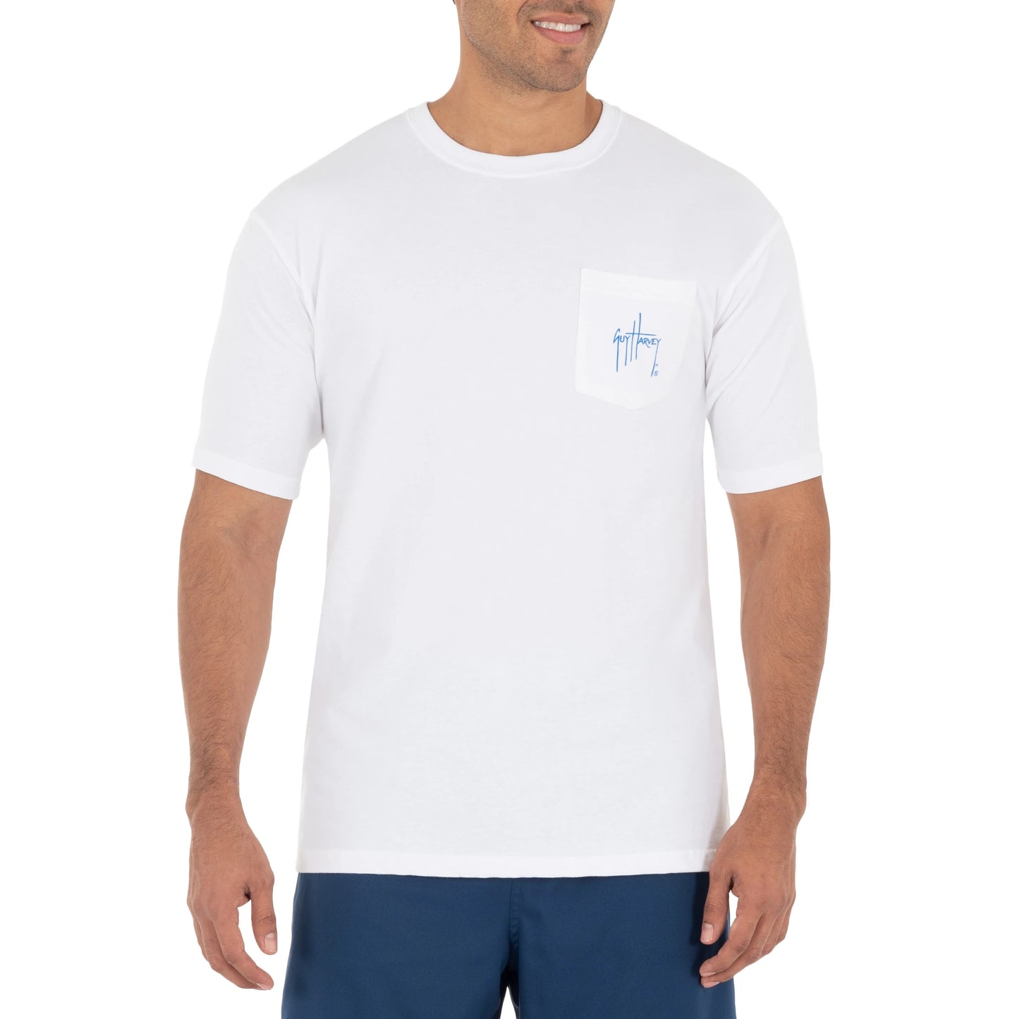 Men's Paradise Fishing Short Sleeve Pocket T-Shirt
