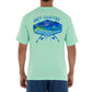 Men's Mahi Hex Short Sleeve Pocket Green T-Shirt