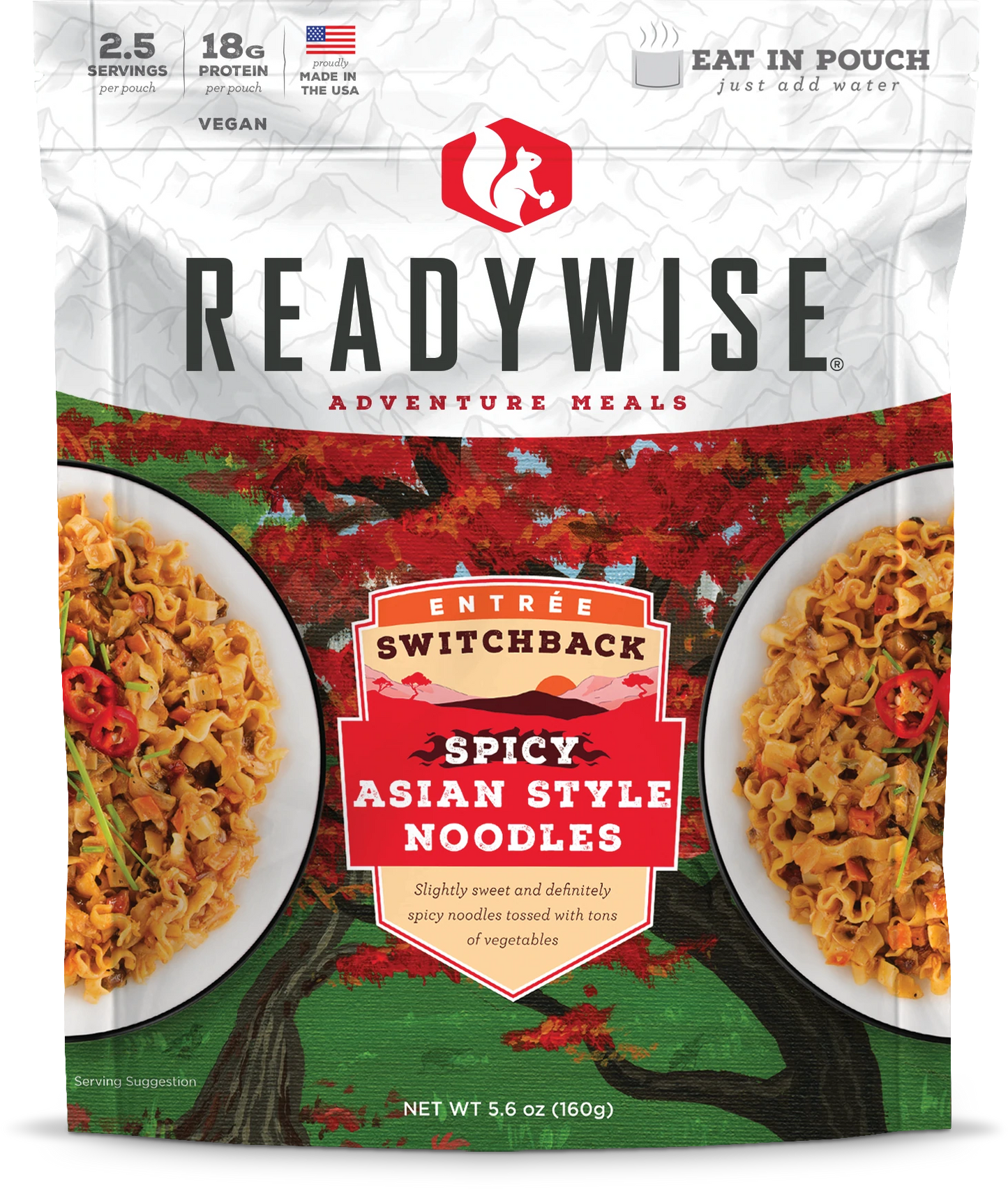 Switchback Spicy Asian Style Noodles