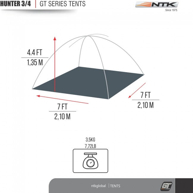NTK HUNTER GT 3 to 4 Person