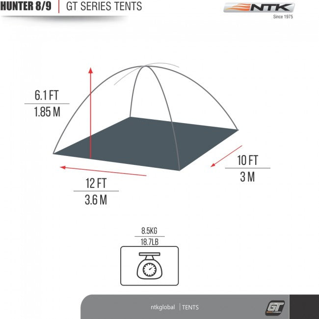 NTK HUNTER GT 8 to 9 Person